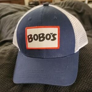 Navy and White Trucker Hat